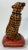 Ceramic Antique Handmade Ceramic Spotted Cat Figure For Sale - Image 7 of 10