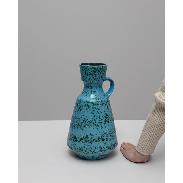 Mid-Century Modern 20th Century German 'W. Germany' Ceramic Vase For Sale - Image 3 of 18