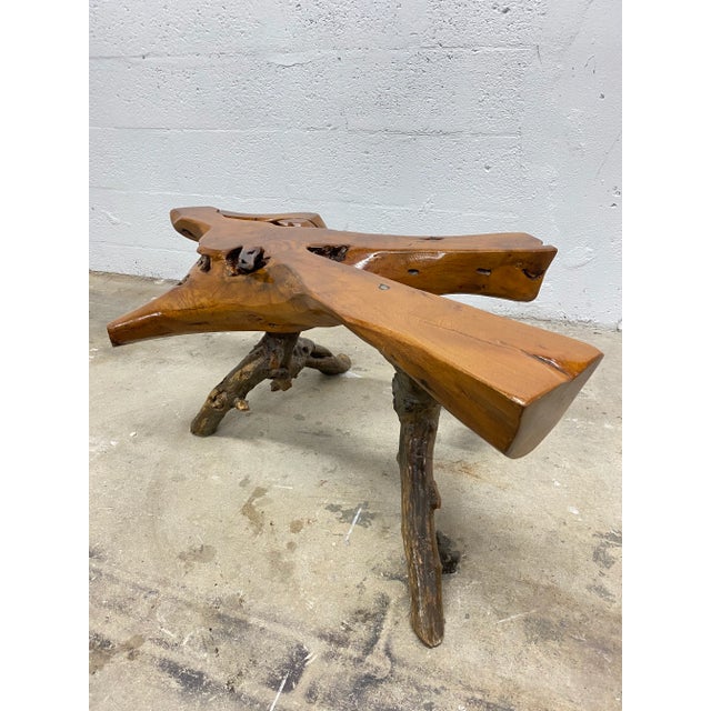 Mid-Century Coastal Driftwood Coffee or Side Table, 1970s For Sale - Image 12 of 13