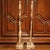 Gold Pair of 19th Century Italian Baroque Giltwood Church Reliquary Mirrors For Sale - Image 8 of 10