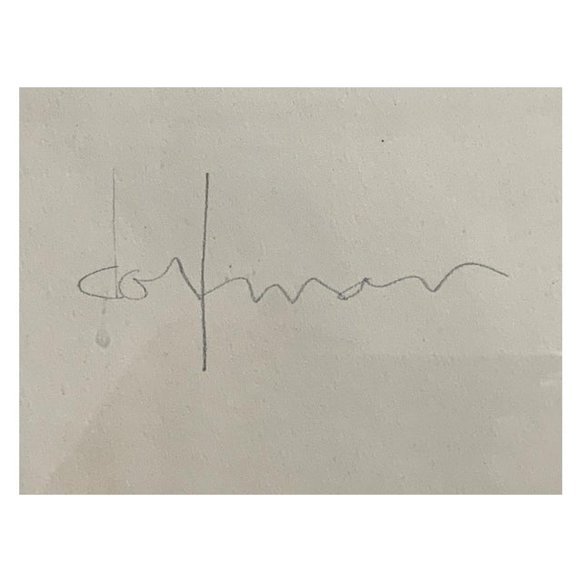 1960s 1960s Mid Century Modern Cattail Drawing by Bruce Dorfman (Am. Born 1936) For Sale - Image 5 of 11