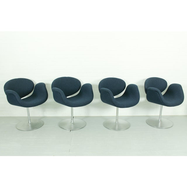 Swivel Little Tulip Dining Chairs by Pierre Paulin for Artifort, 1965, Set of 4 For Sale - Image 13 of 16