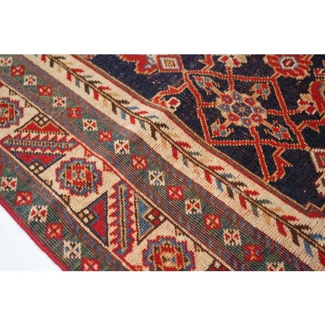 Late 18th Century Late 18th Century Antique Qashqai Rug 3'8'' x 7'7'' For Sale - Image 5 of 10