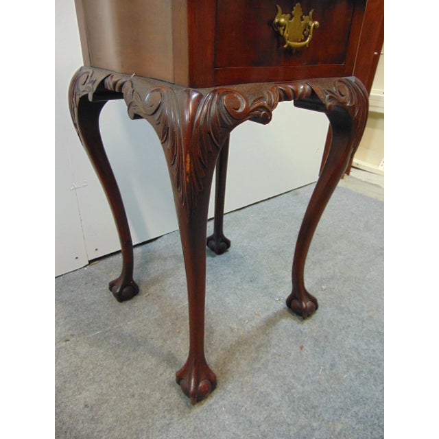 Late 19th Century Late 19th Century Centennial Chippendale Carved Nightstand For Sale - Image 5 of 9