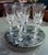 Vintage Fabergé "Kissing Snow Doves" Stemmed Crystal Wine Glasses 1960s France - Set of 6 For Sale In Philadelphia - Image 6 of 9