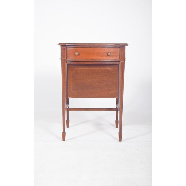 Antique English Sewing Table, 1890s For Sale - Image 9 of 13