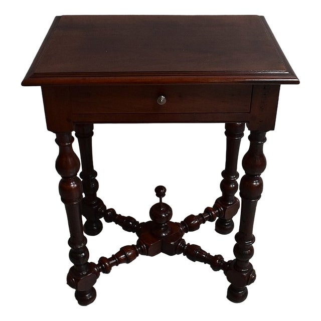 Small Early 19th Century Louis XIV Style Walnut Table For Sale