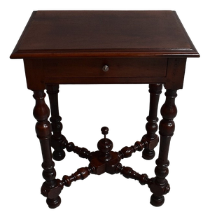 Small Early 19th Century Louis XIV Style Walnut Table