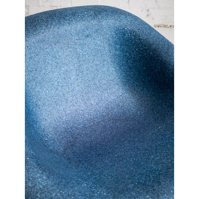 Textile Ross Lovegrove "Air One" Lounge Chair for Edra, Blue For Sale - Image 7 of 12