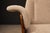 1970s Carlo Fongaro - Tall Dinamarquesa Swivel Chair in Rosewood & Chenille, 1960s For Sale - Image 5 of 18
