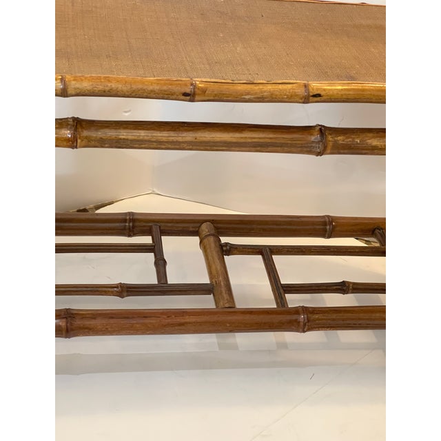 Vintage Bamboo Bench, 1970s For Sale - Image 14 of 16