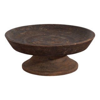 Small Antique Wooden Bowl For Sale