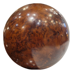 Decorative Sphere in Mahogany, 1890s