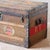 Antique Damier Steamer Trunk with Hotel Labels and Initials from Louis Vuitton, 1890s For Sale - Image 11 of 15