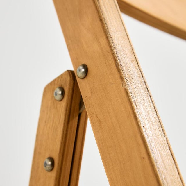 Foldable Beech Chair, 1980s For Sale - Image 18 of 18