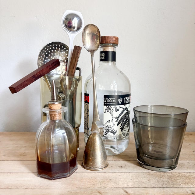 This incredibly rare and useful 3-in-1 barware tool from Napier is silver plated, and can be used as a bottle opener,...