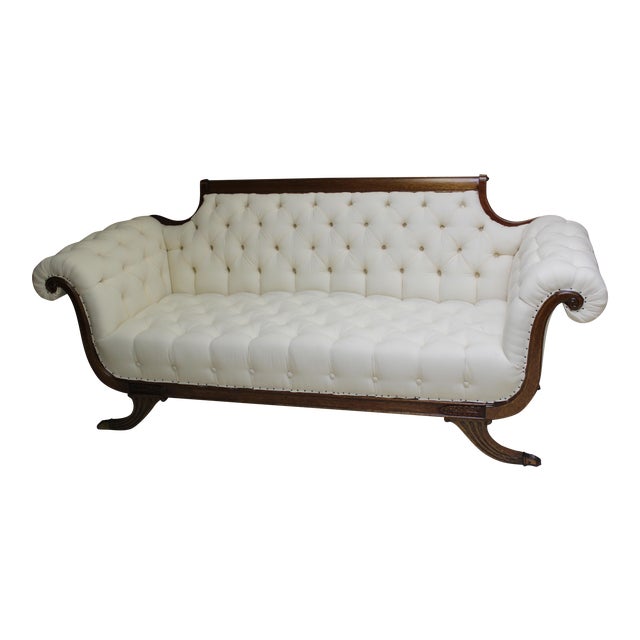 1910's Victorian Tufted Couch Chairish
