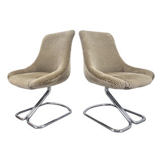 Vintage Chairs by Boris Tabacoff, France, 1970s, Set of 2 For Sale