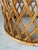 McGuire Vintage Boho Organic Modern Drum Form Rattan Side Table With Woven Top For Sale - Image 4 of 11