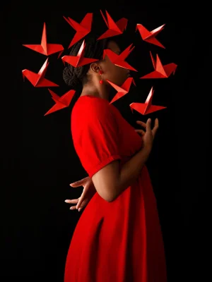 "Romantic Sonata" Contemporary Conceptual Figurative Photograph by Fares Micue