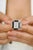 This is part of Chairish’s Fine Jewelry assortment. Unisex Authentic Diamond Enamel Cocktail Ring in 18K Gold featuring...