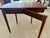English George III Mahogany Fold Top Demi Lune / Card Table, Mahogany With Birdseye Maple Inlay, Circa 1800 Front Demilune For Sale - Image 10 of 10