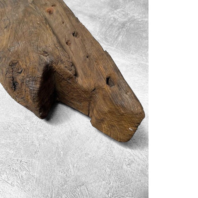 Monumental Japanese Architectural Temple Beams, 1700s, Set of 2 For Sale - Image 9 of 17