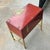 Wood 20th-C. Modern Chinese Red & Brass Box on Stand / Side Table For Sale - Image 7 of 7