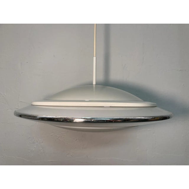 1980s Space Age UFO Pendant Lamps from Marlin, 1960s For Sale - Image 5 of 18