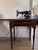 Singer & Sons Vintage 1930s Singer Electric Sewing Machine in Original Wooden Cabinet With Extension Leaf For Sale - Image 4 of 16