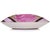 Fuchsia Pink Ikat Velvet Throw Pillow 20x20 | Luxury Designer Accent Cushion For Sale - Image 4 of 8