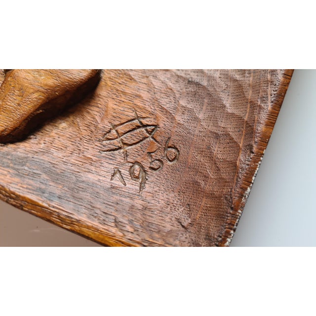 Brown Large Hand-Carved Wooden Relief with The Walls of Troy Motif, Germany, 1956 For Sale - Image 8 of 15