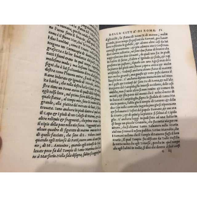 Andrea Fulvio - Delle Antichità della Città di Roma e delli Edifici Memorabili di Quella - 1543 For Sale - Image 4 of 5