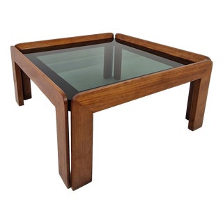 Mid-Century Modern Italian Coffee Table by Afra & Tobia Scarpa for Cassina, 1960s For Sale