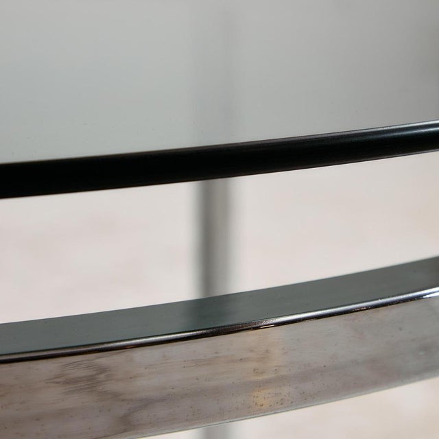 Chrome and Glass Coffee Table For Sale - Image 6 of 17