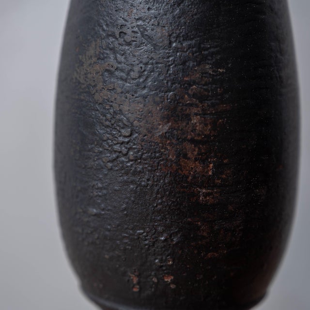 Mid 18th Century New England Queen Anne Cherry Candle Stand in Black, c.1760 For Sale - Image 5 of 16