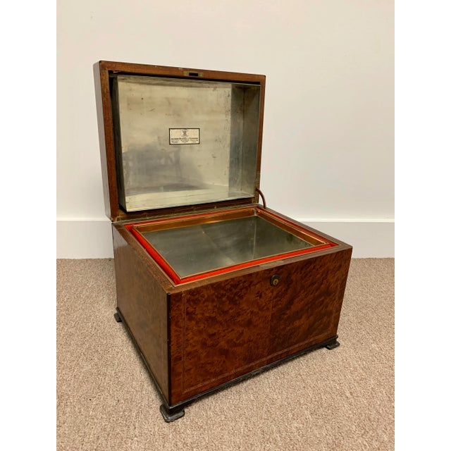 Alfred Dunhill of London Early 20th C. Large Cigar Humidor Box For Sale - Image 13 of 13