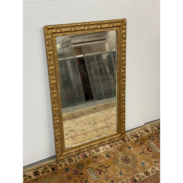 Traditional Golden Gilt Wood Wall Mirror For Sale - Image 3 of 12