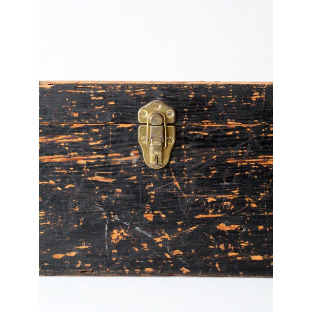 Antique Primitive Wood Ballot Box For Sale - Image 6 of 15