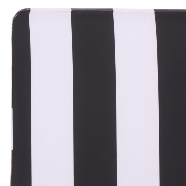 Gillian Chaise Lounge, Heather Tan/Black Stripe For Sale In Philadelphia - Image 6 of 12