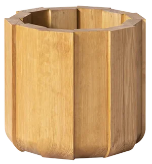 Kugge41 Flower Pot in Pine by Dahlén Lukas