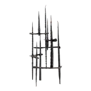 David Palombo Mid 20th Century Brutalist Iron Sculpture