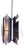 Tivoli Pendant in Chromed and Lacquered Metal by Simon P. Henningsen for Lyfa 1990s For Sale