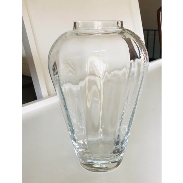Vintage Lenox Clear Crystal Flower Vase For Sale In New York - Image 6 of 6
