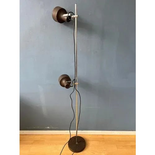 Mid-Century Brown Anvia Floor Lamp For Sale - Image 11 of 11