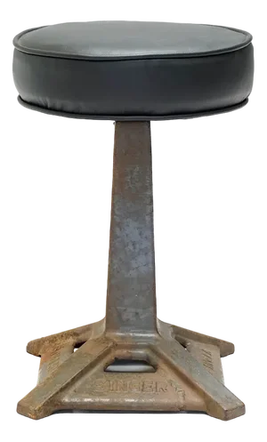 Industrial Stool in Steel