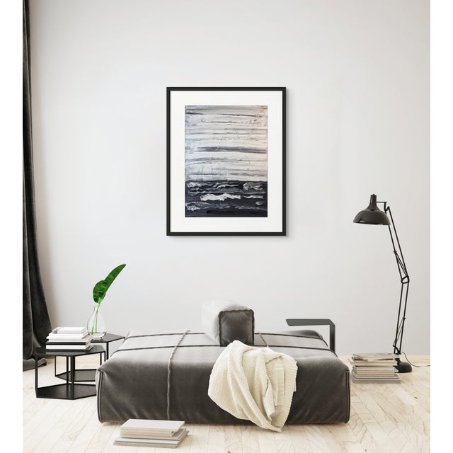 14.2" by 18.9" Original Abstract Landscape, Oil Painting by Diane Grant - Unframed For Sale - Image 4 of 5