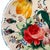Renaissance 1930s Italian Renaissance Revival Majolica Floral Plate For Sale - Image 3 of 7