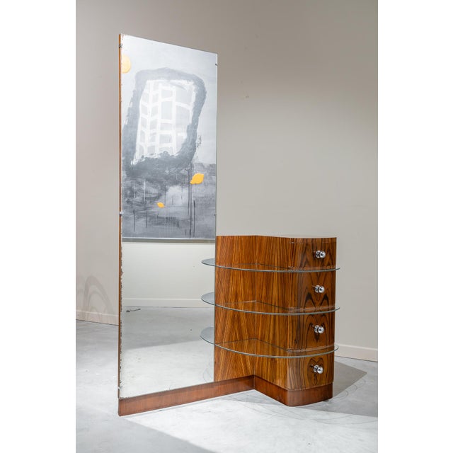 Art Deco Dressing Table in Zebrawood, 1925 For Sale - Image 11 of 11