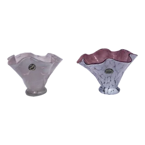Set of 2 Jozefina Polish Glass Bowls